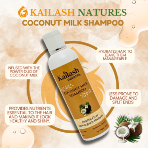 COCONUT MILK SHAMPOO (SULPHATE FREE)-200ML