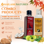 RABBIT BLOOD HAIR OIL (200ML) & COCONUT MILK SHAMPOO (200ML)